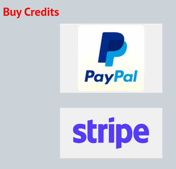 Buy Credits screenshot