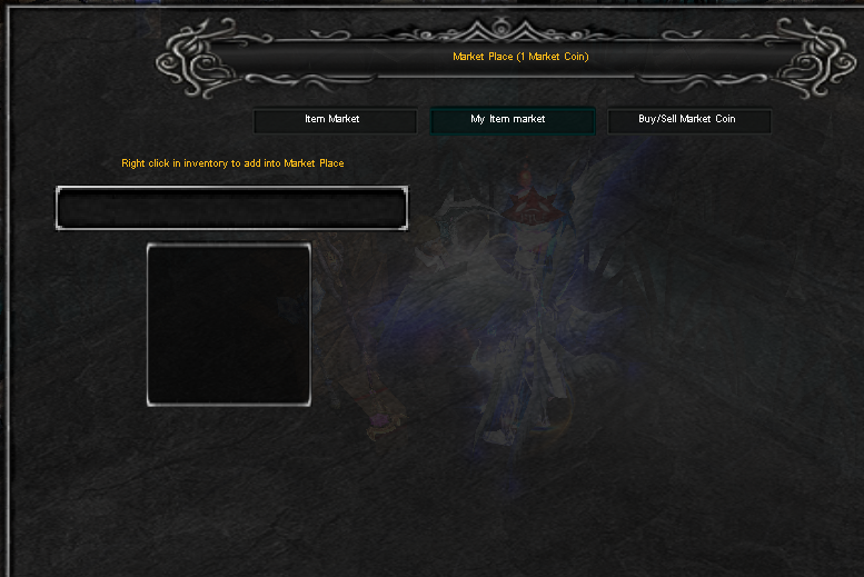 My Item Market in MU Online