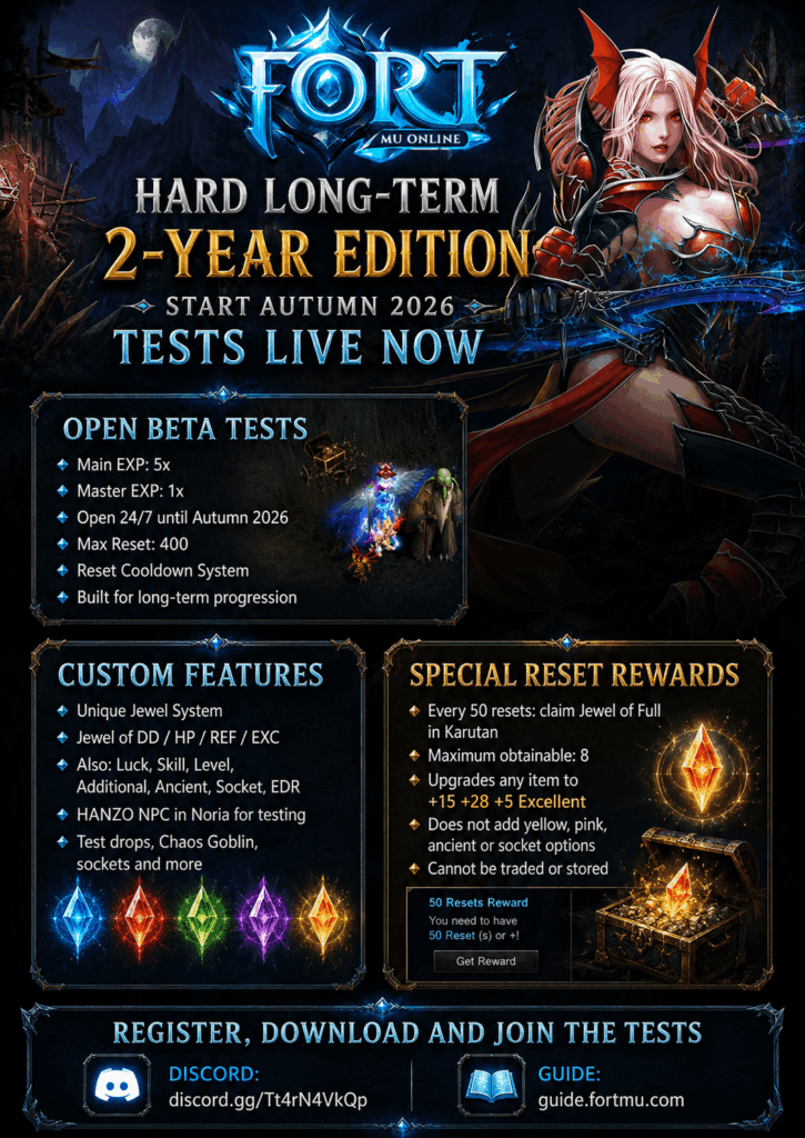 FortMU Long-Term Edition — Open Beta Tests Are Live