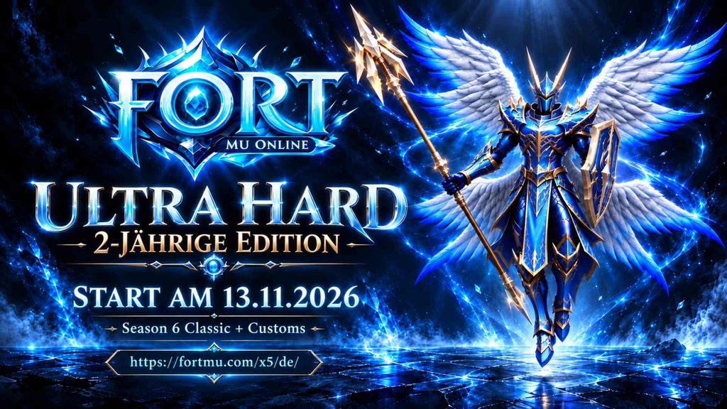 MuOnline: Fort MU kehrt zurück! Season 6 Ultra Hard x5 startet am 13. November – Ein zweijähriges Abenteuer beginnt | fortmu.com