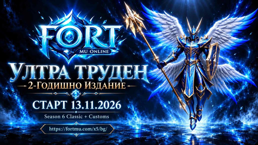 MuOnline: Fort MU се завръща! Season 6 Ultra Hard x5 стартира на 13 ноември – започва двугодишно приключение | fortmu.com